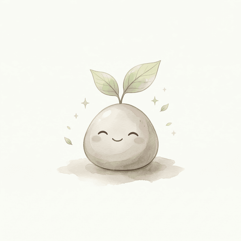 Pebble and Petal mascot